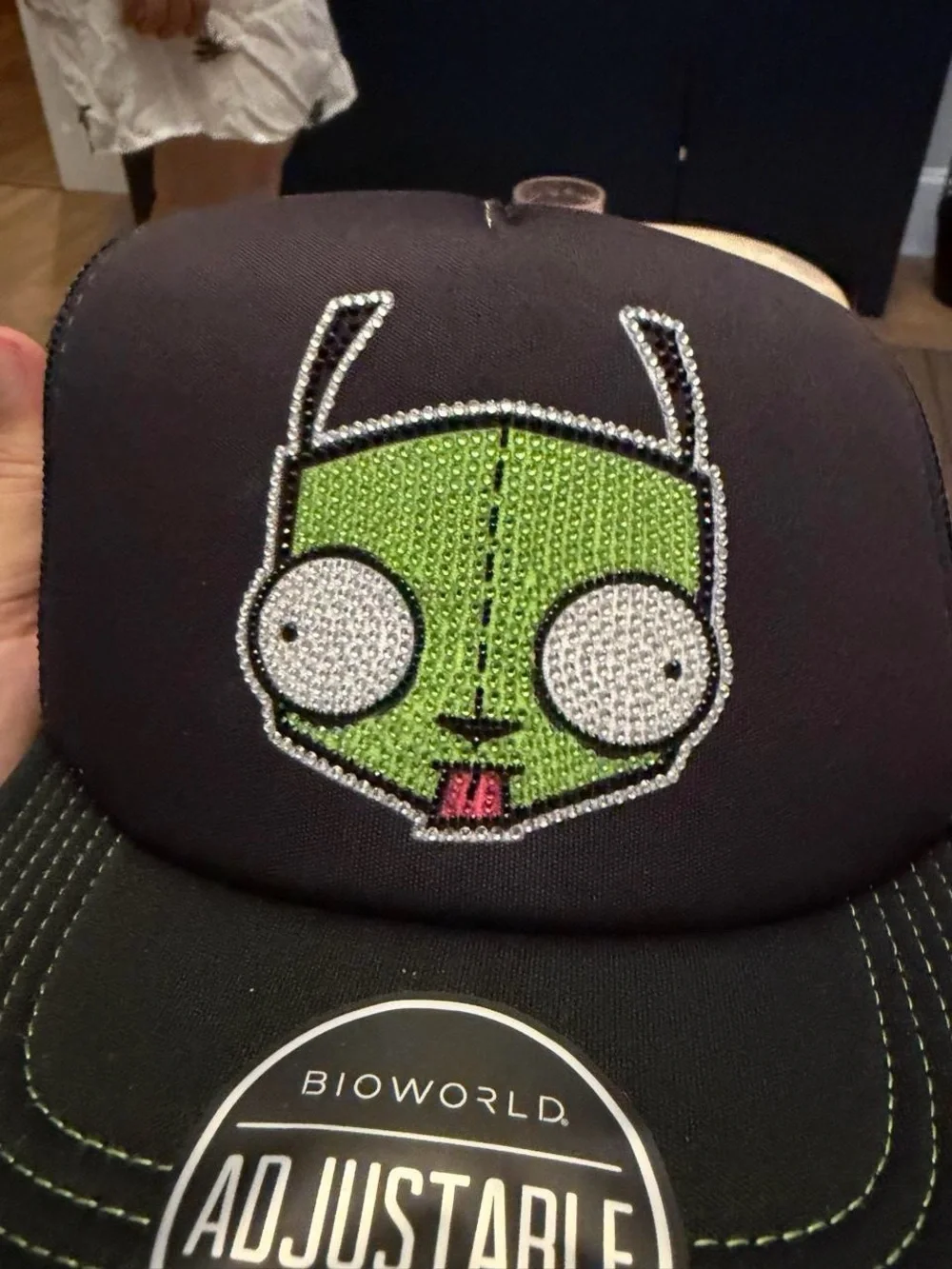 Invader Zim GIR Rhinestone Trucker Hat